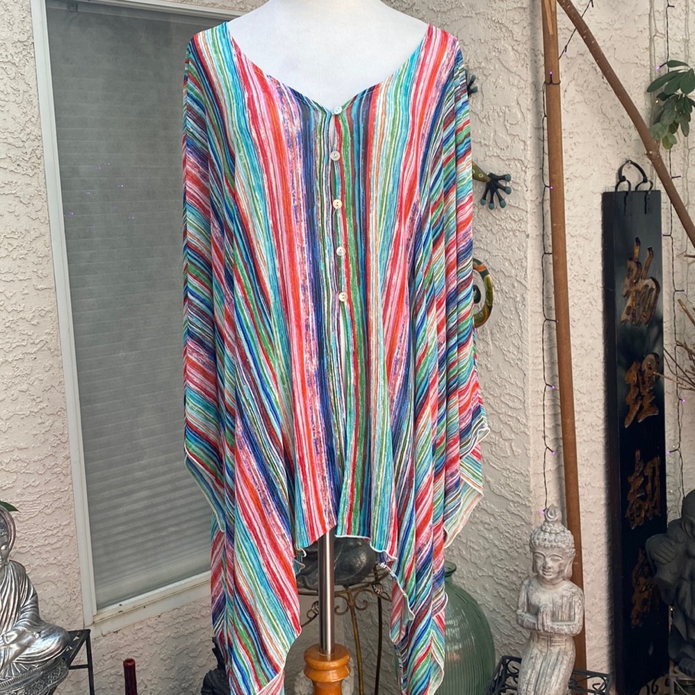 ♦️🔸♦️SHEER MULTI-COLOR COVER-UP♦️🔸♦️